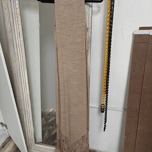 Elegant Tan Maxi Dress